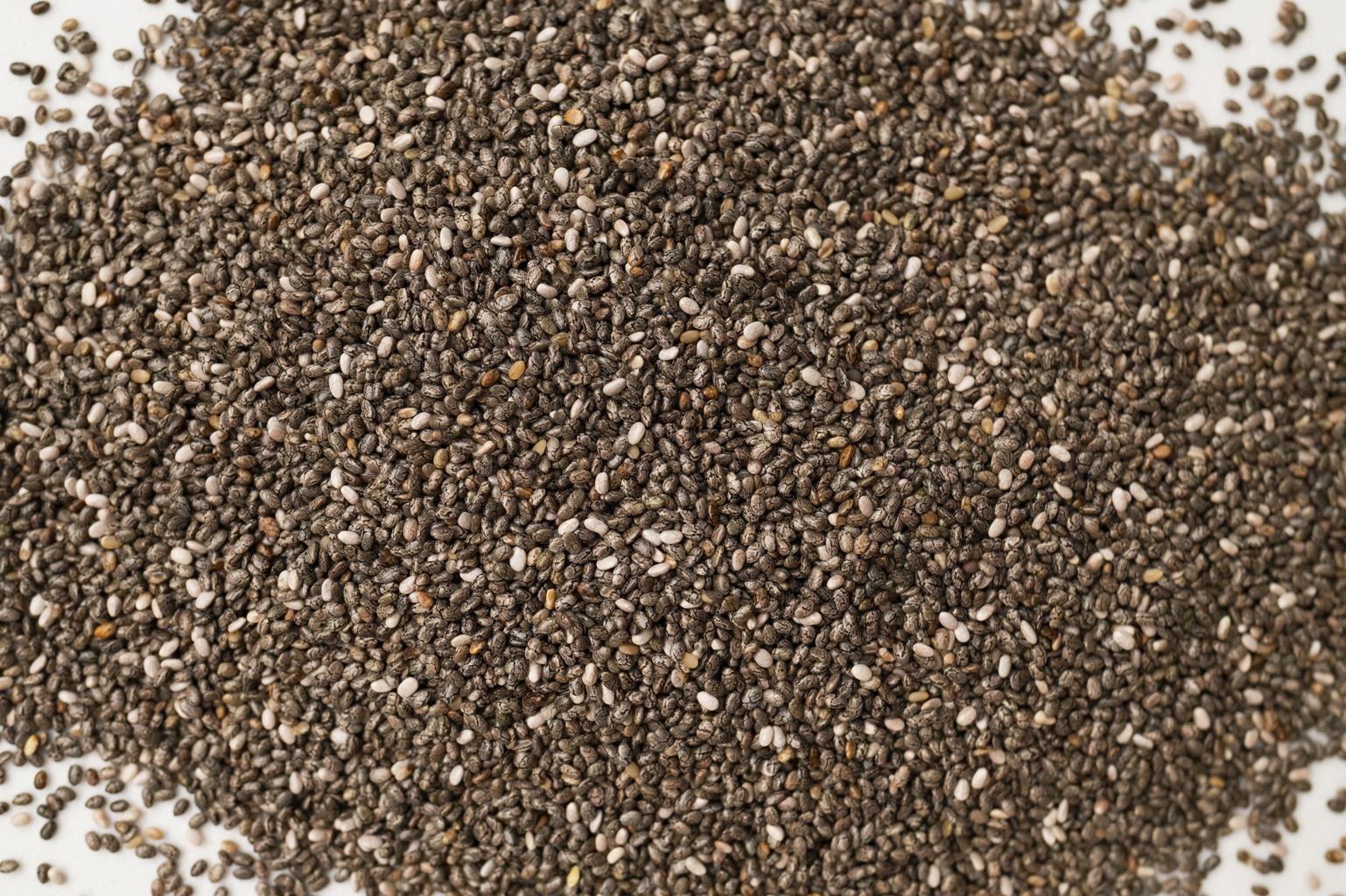 Fresh chia seeds
