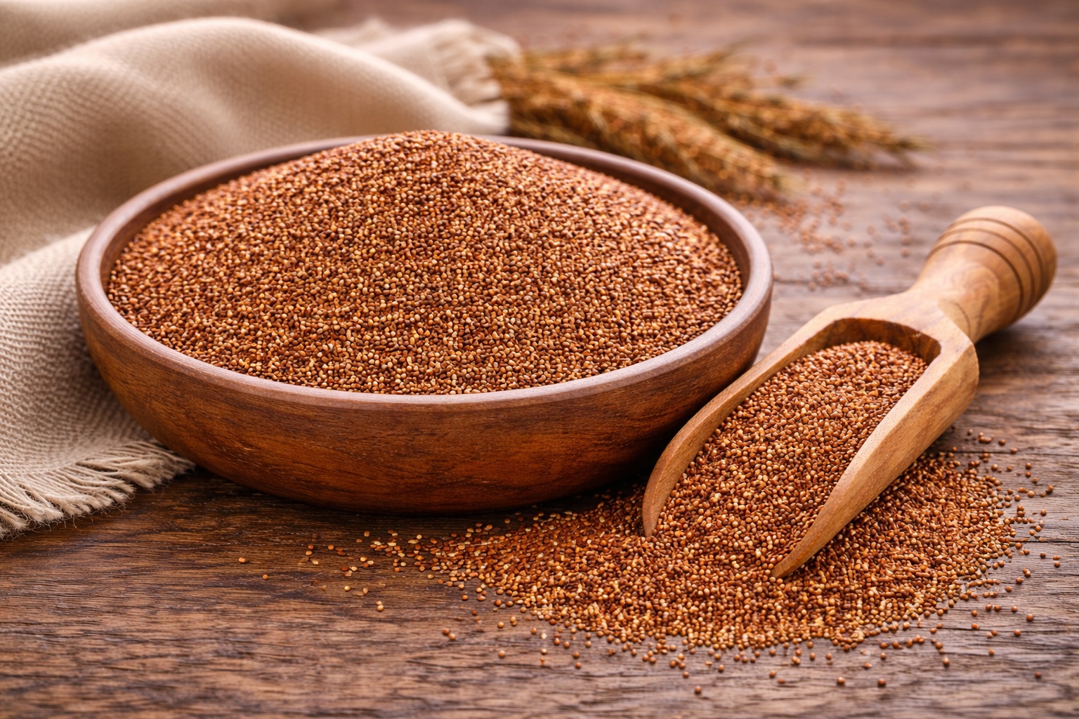 teff grains in a bowl