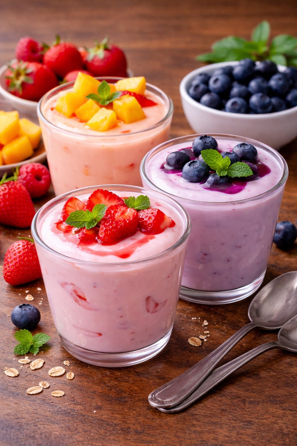 Fresh flavored yogurt