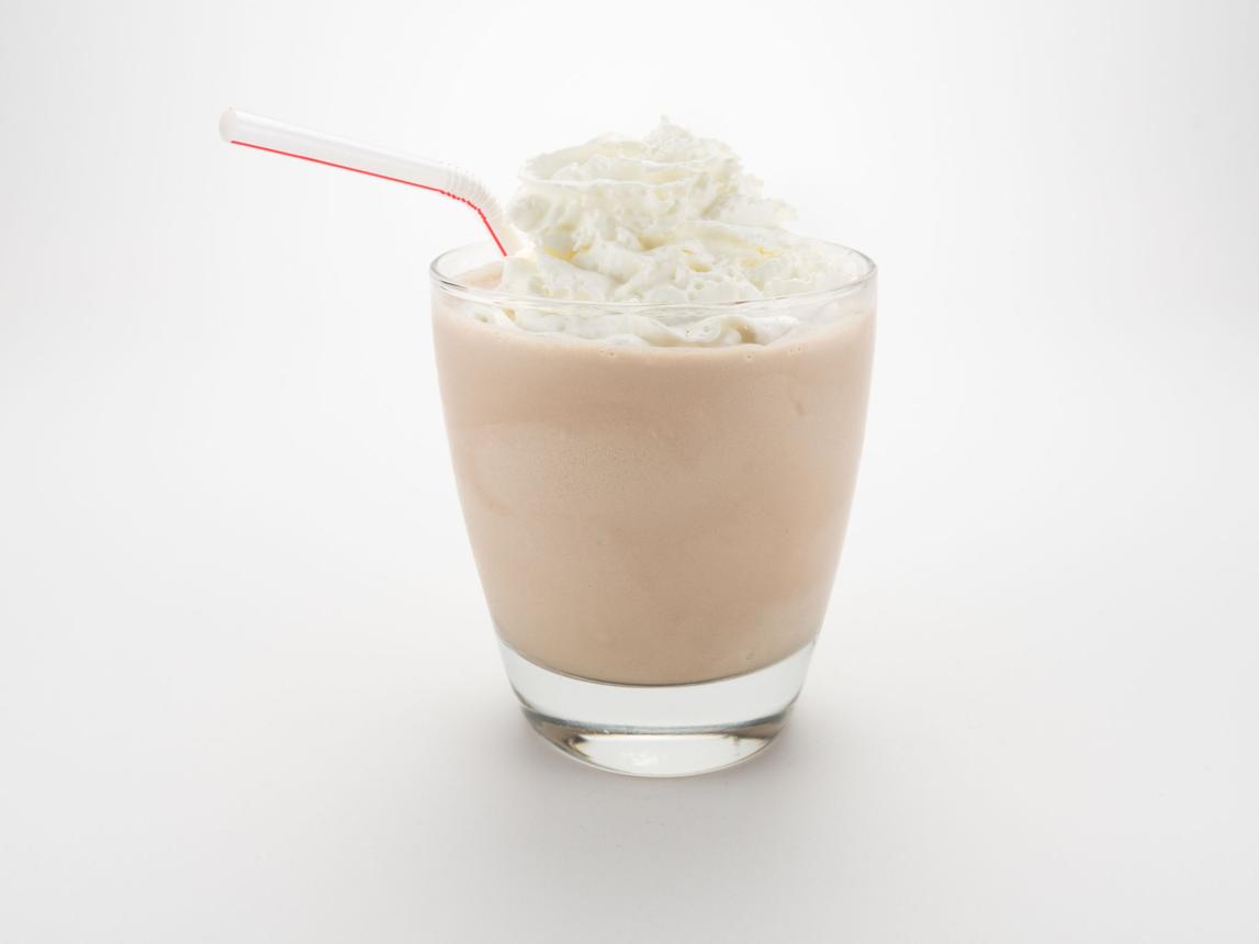 milkshake with whipped cream