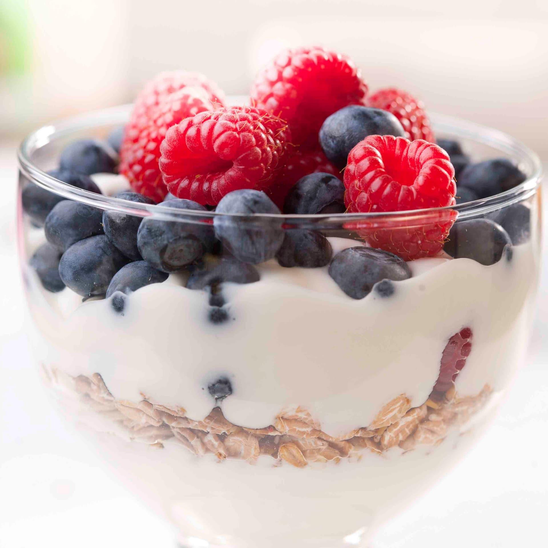 non fat yogurt with fruit