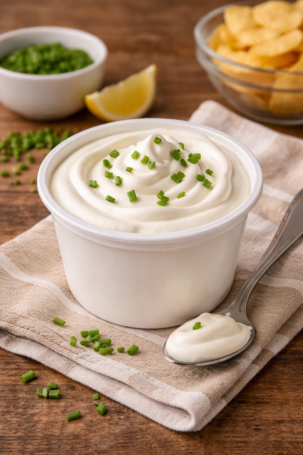 Fresh sour cream