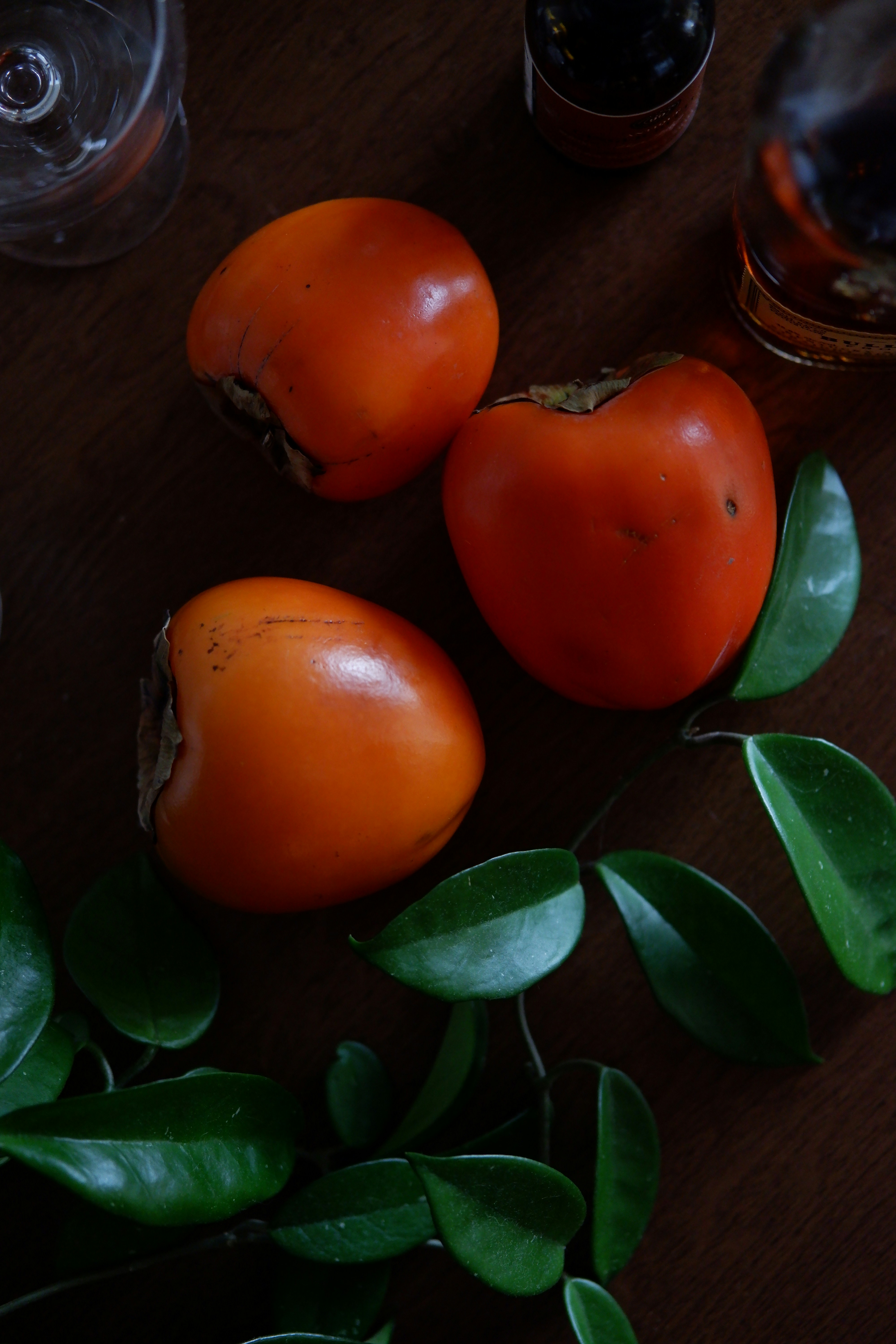 Fresh persimmon fruit