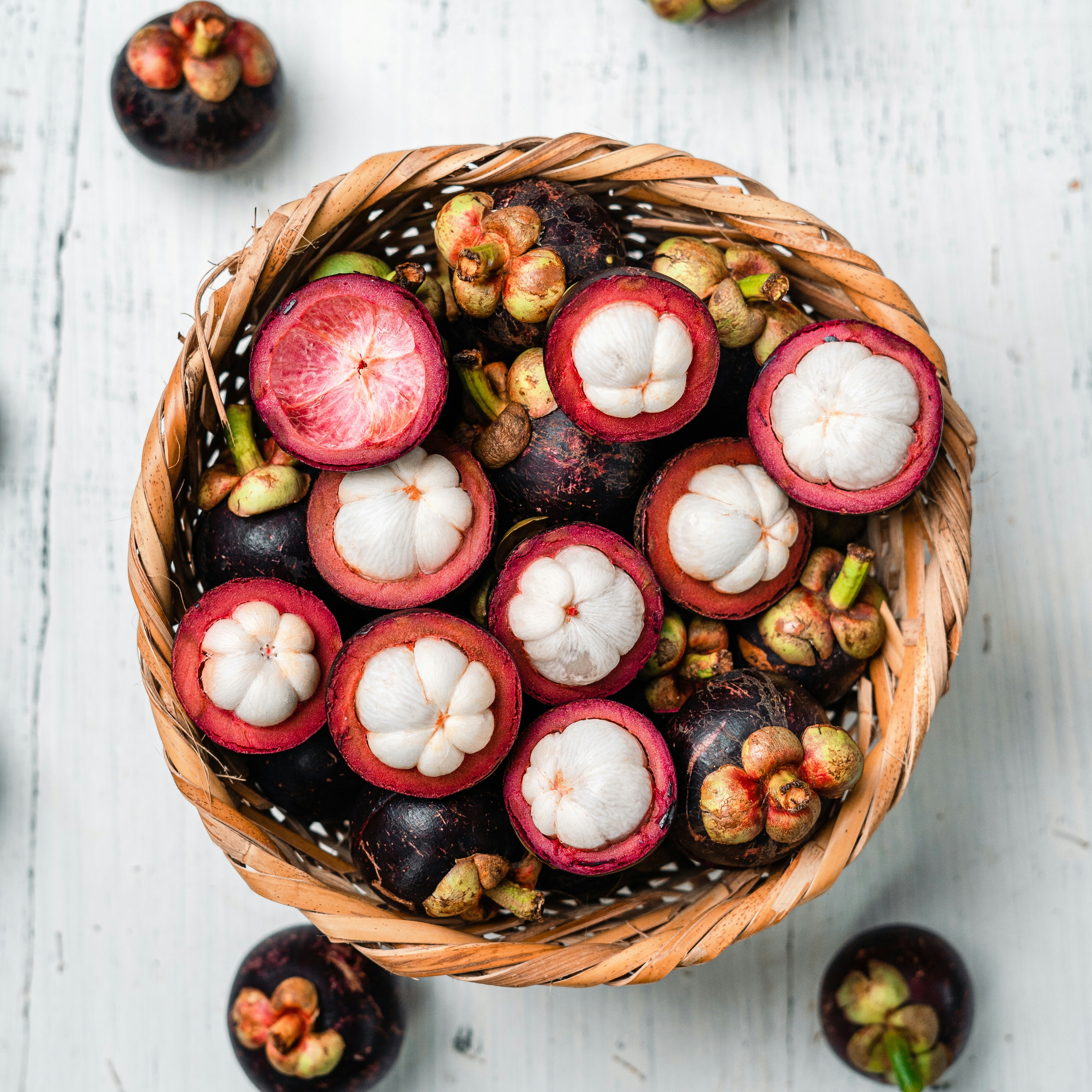 Fresh mangosteen fruit