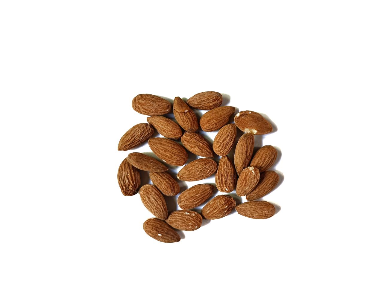 Fresh raw almonds