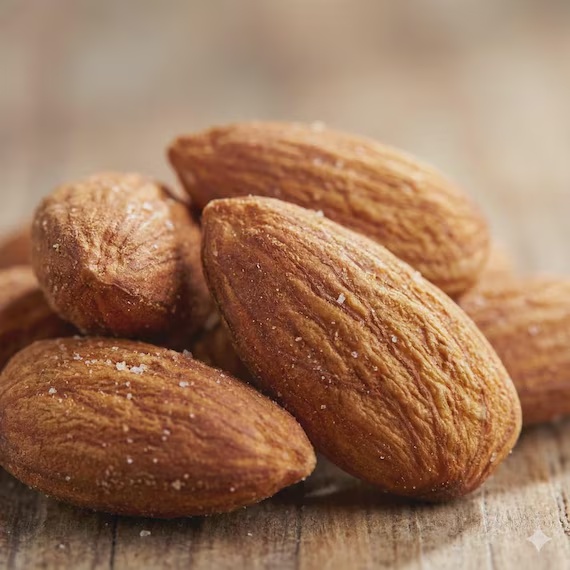 roasted almonds