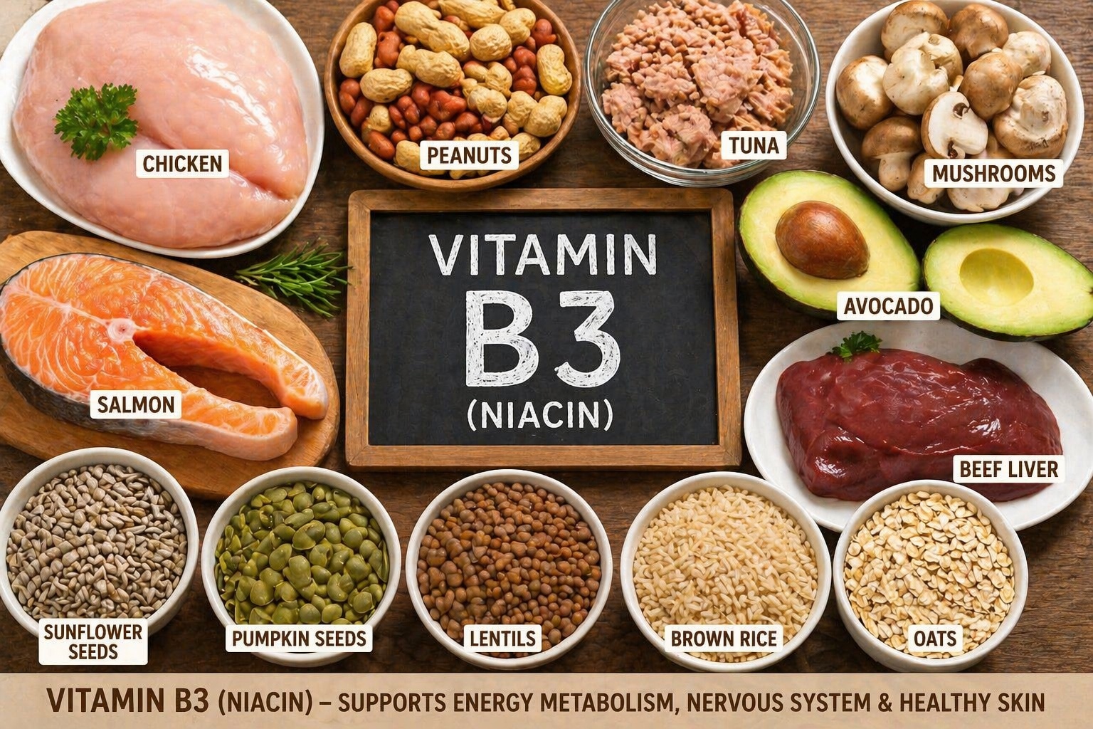 foods rich in vitamin B3